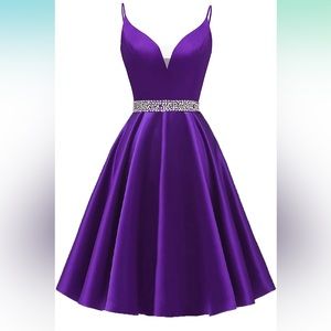 Purple formal dress